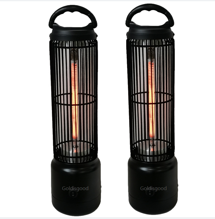 Distance between patio heater and ceiling