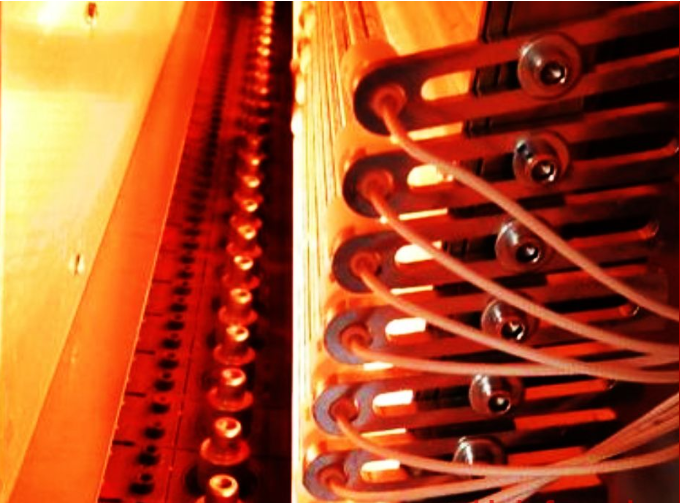 Modular IR array 10kW for blow molding
